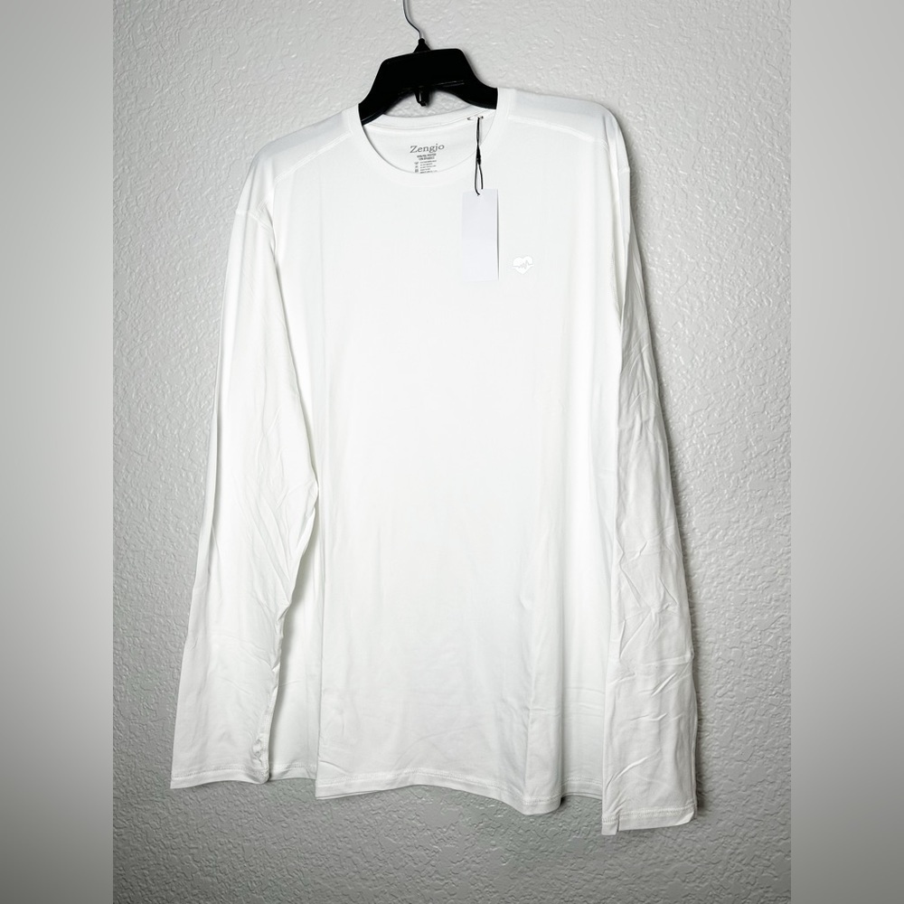 NWT Zengjo Long Sleeve White T-Shirt